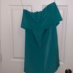 Aqua strapless mini dress from Zara- like new
